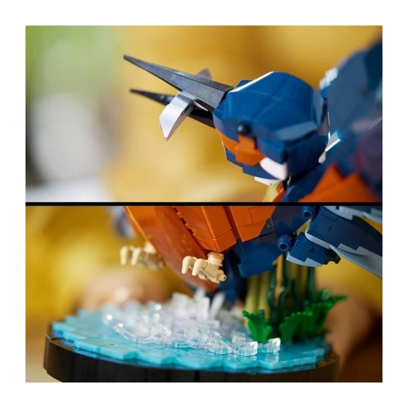 LEGO Icons 10331 Le Martin-pecheur - Maquette pour Adultes, Déco Maison ou Bureau