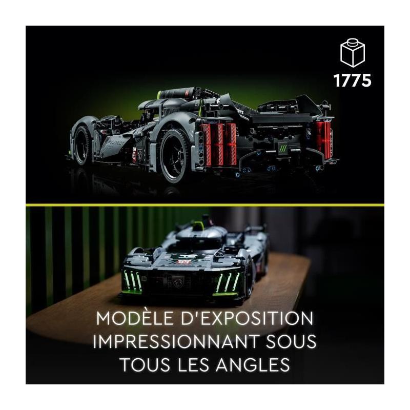 LEGO Technic 42156 PEUGEOT 9X8 24H Le Mans - Maquette de Voiture de Course Hypercar