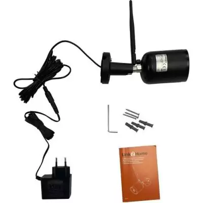 Caméra WiFi LINK2HOME 1080P HD - Vision nocturne et détection mouvement