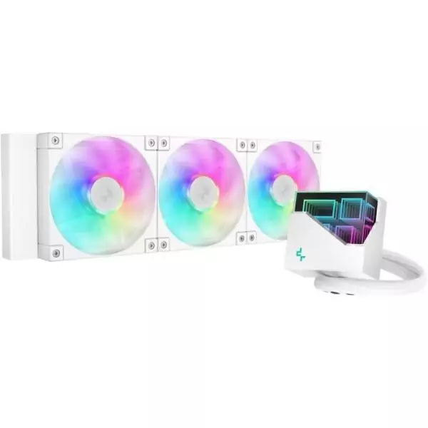 Watercooling AIO - DEEPCOOL LT360 ARGB - Ventilateurs 3x 120 mm ARGB - Blanc