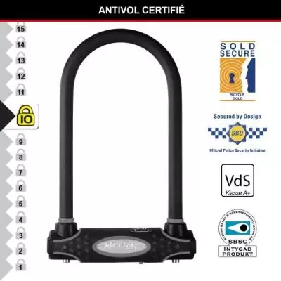 Antivol Vélo U MASTER LOCK - Robuste et Sûr