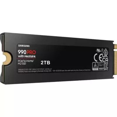 SSD Samsung 990 PRO 2 To avec dissipateur - Performances ultimes SSD Samsung 990 PRO 2 To avec dissipateur - Performances ultimes