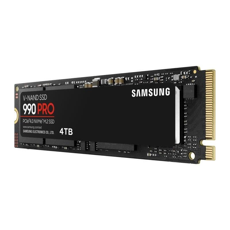 SSD Interne SAMSUNG 990 PRO 4To MZ-V9P4T0BW - Performances ultimes