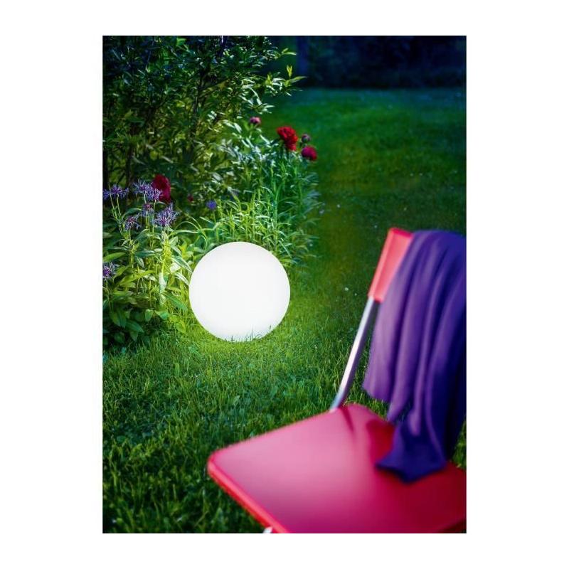 Boule lumineuse solaire LED 30cm - LUMISKY - Multicolore - Extérieur