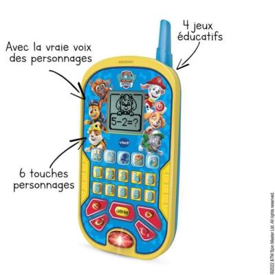 VTECH - PAT PATROUILLE Le Smartphone Éducatif pour Enfant