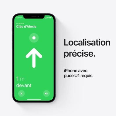 Pack de 4 AirTag : Suivez facilement vos objets du quotidien