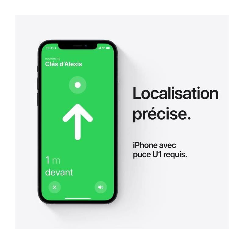 Pack de 4 AirTag : Suivez facilement vos objets du quotidien