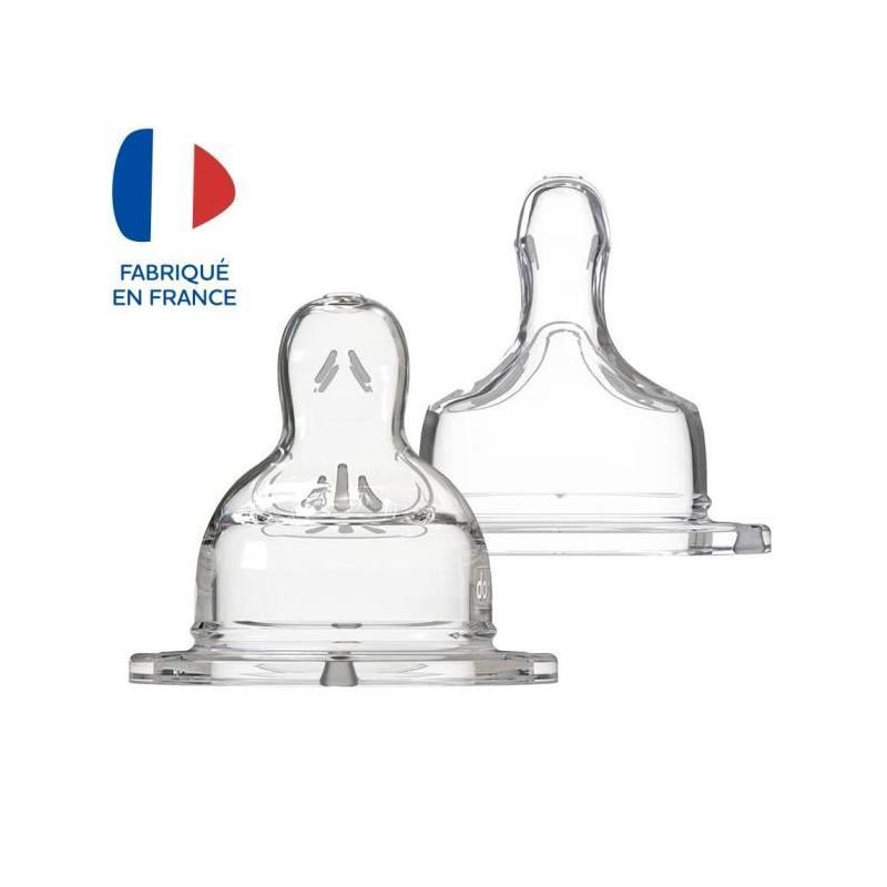 Biberon Anti-Coliques Dodie Sensation+ - Tétines Plates Col Large - Débit 3