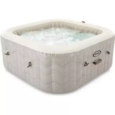 Spa gonflable INTEX Chevron 4 places - Carré 173 x 173 x 71 cm