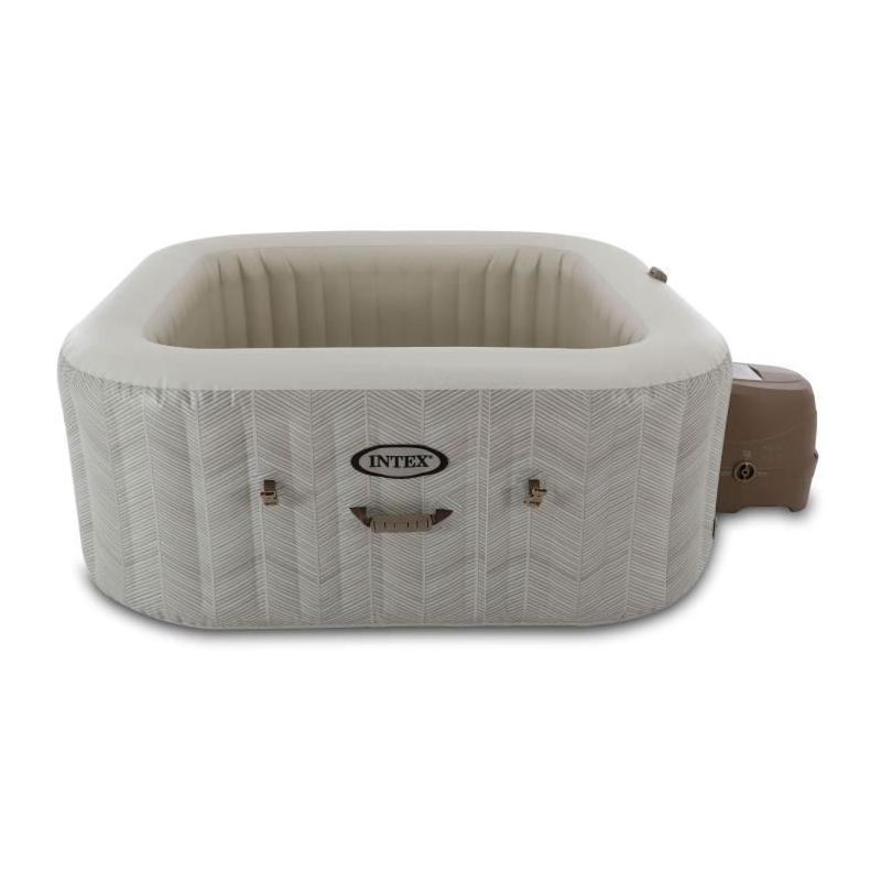 Spa gonflable INTEX Chevron 4 places - Carré 173 x 173 x 71 cm