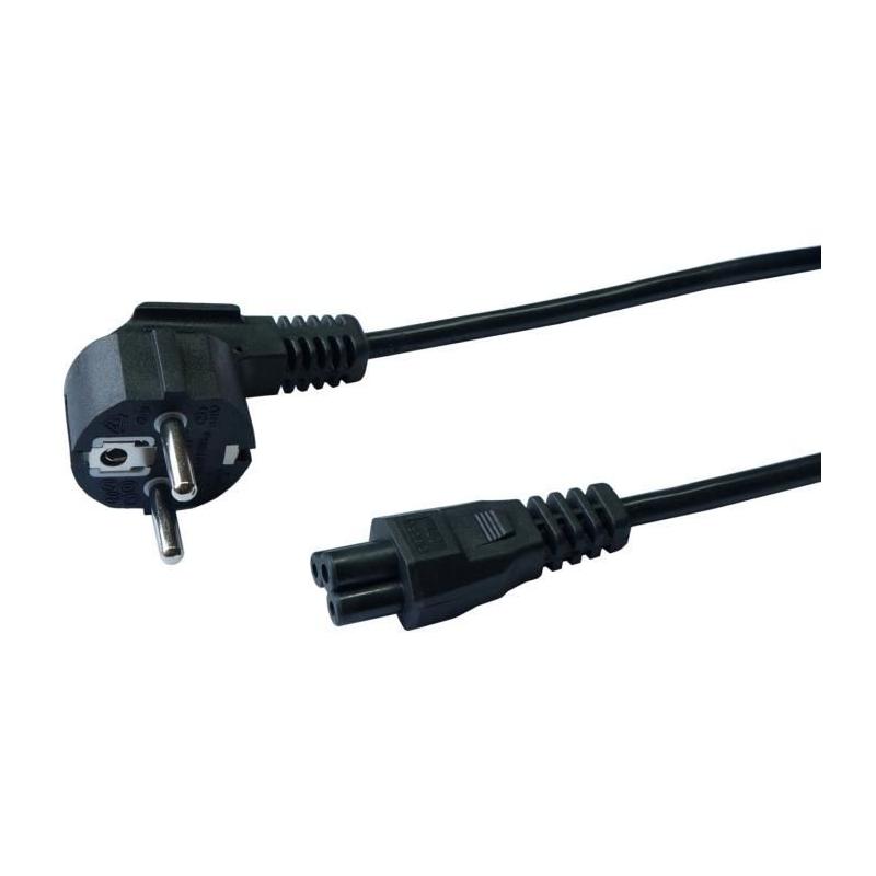 Câble d'alimentation 2 Pôles + Terre 1.80m - Compact et Pratique