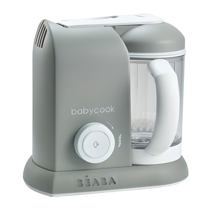 Robot Bébé Cuiseur-Mixeur Gris - Compact et Pratique