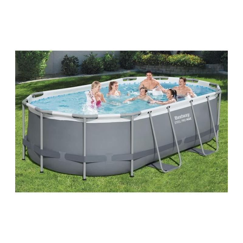 Kit Piscine Bestway Steel Pro MAX™ - 427x250x100 cm Ovale