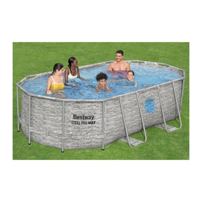 Kit Piscine Ovale Steel Pro MAX™ - 427 x 250 x 100 cm