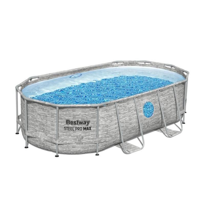 Kit Piscine Ovale Steel Pro MAX™ - 427 x 250 x 100 cm