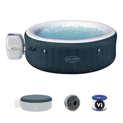 Spa gonflable BESTWAY Lay-Z-Spa Miami - 140 airjets - 4-6 places - Rond