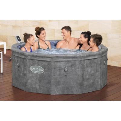 Spa gonflable BESTWAY - Lay-Z-Spa Carrara - 140 airjets - 4 à 6 places