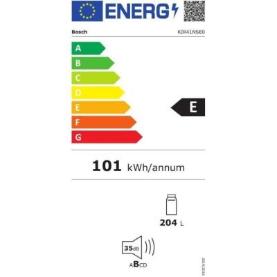Frigo BOSCH SER2 KIR41NSE0 Intégrable 204L - Compact et pratique