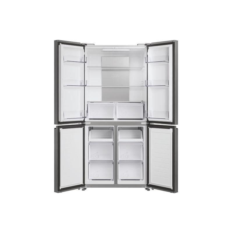 Réfrigérateur multi-portes CANDY CFQQ5T817EPS - 400L - No Frost - Classe E - Argent - Spacieux et Performant
