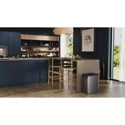 Poubelle de tri VERTO CURVER 54L Gris perle - Design pratique