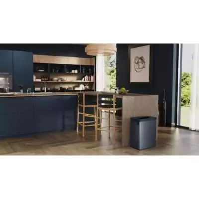 Poubelle de tri VERTO CURVER 54L Bleu perle - Organisation impeccable