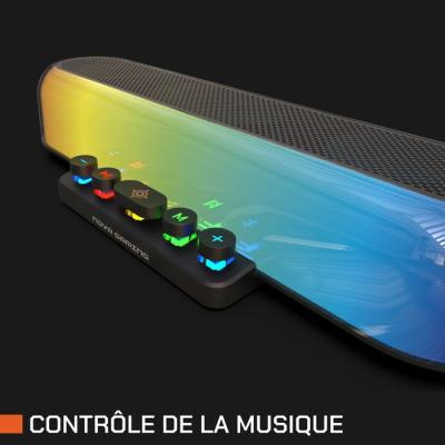 Barre de son gaming - NOVA GAMING - Ursae - LED RGB - Noir Barre de son gaming - NOVA GAMING - Ursae - LED RGB - Noir