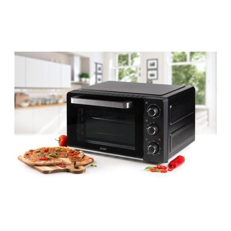 Mini four et snack DOMO DO1107GO - 28L - noir - 1500W