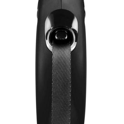 Laisse Flexi Collection Sangle S - Noir - Pour chiens jusqu'à 15 kg