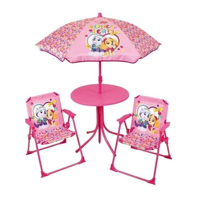Ensemble table et chaise Pat'Patrouille avec parasol - Fun House