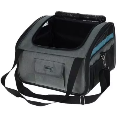 Sac de transport pour voiture - KERBL - Vacances - Gris/Bleu - 44x35x30 cm