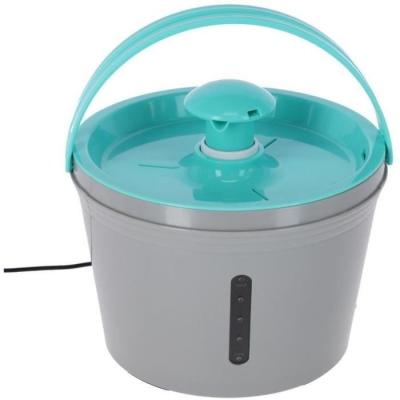 Fontaine à eau KERBL - 1,6 l - Gris/bleu - Pratique et design