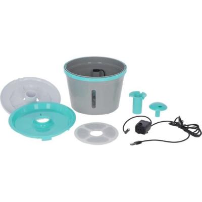 Fontaine à eau KERBL - 1,6 l - Gris/bleu - Pratique et design