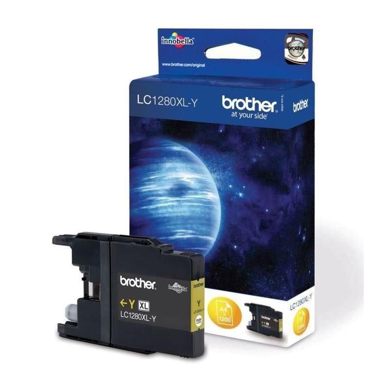 Cartouche d'encre Brother LC1280XL-Y Jaune - Dimensions compactes