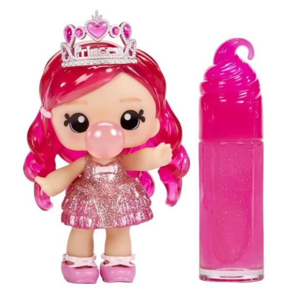 Yummiland - 1 poupée 10 cm et un gloss pailleté a créer - Bianca - Goût Chewing Gum - Des 4ans