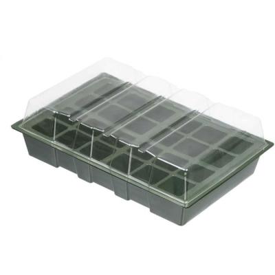 Pack de 4 terrines en plastique souple pour mini serre de culture - NATURE