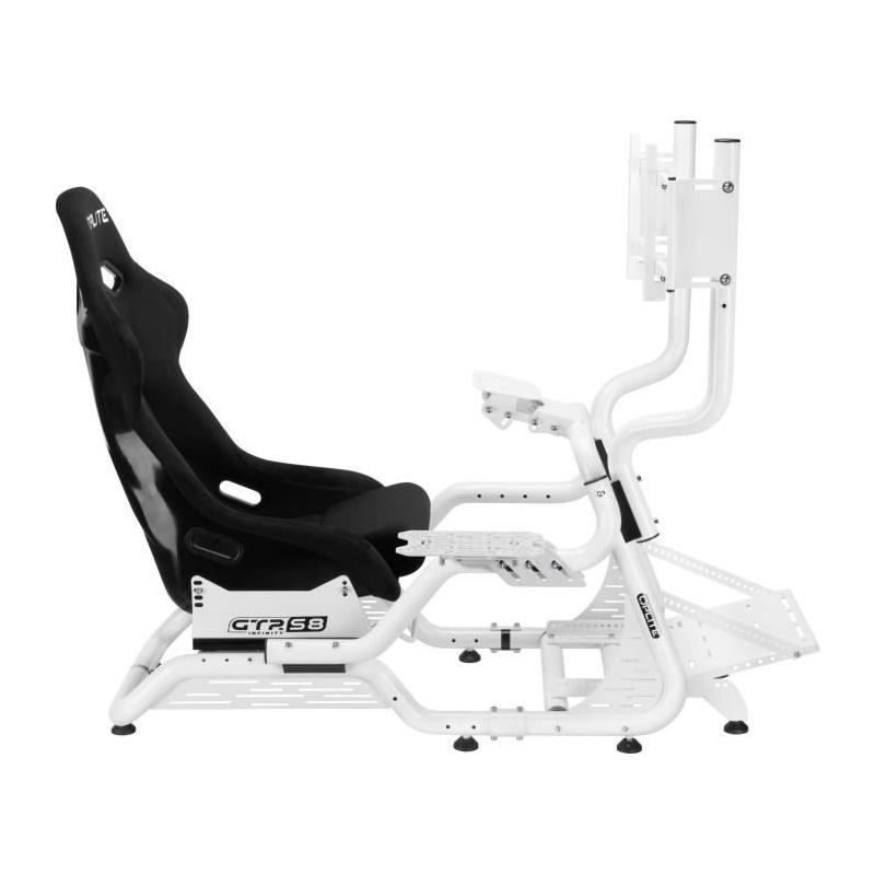Support Simracing & Flightsim - OPLITE - Blanc - Compact et polyvalent