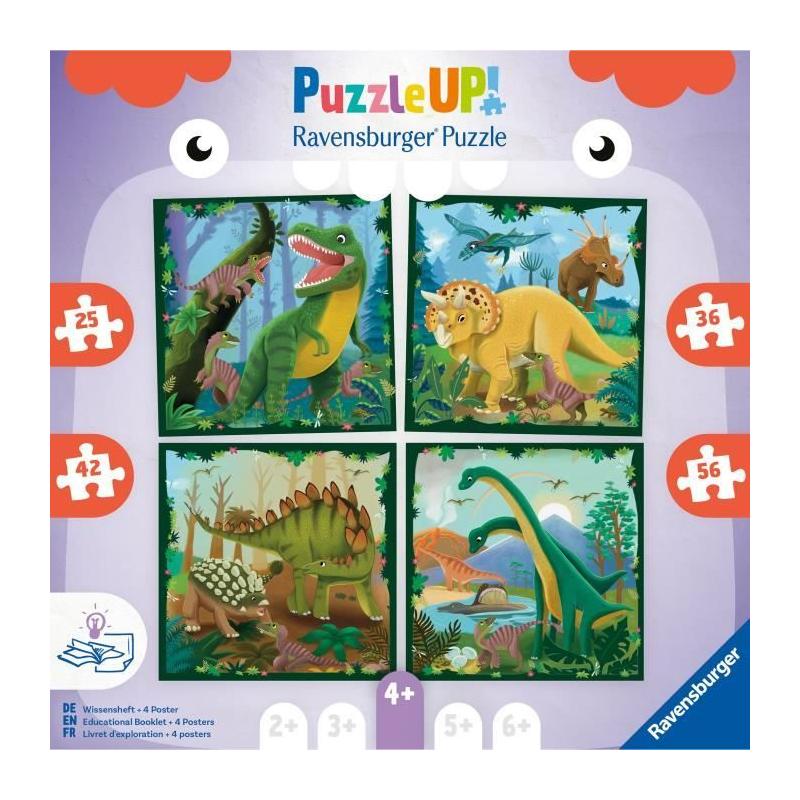 Puzzle UP! Les dinosaures - Pour les petits dès 4 ans