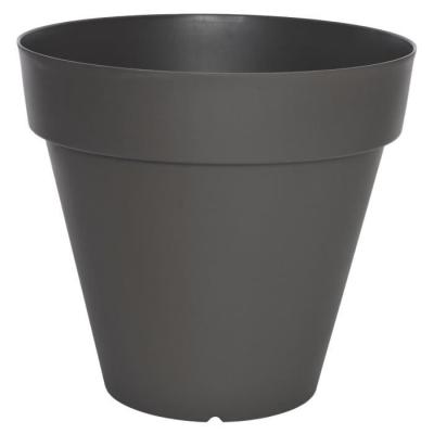 Jardinière Soleilla Rond 50 Gris - Dimensions: 49x49x47 cm