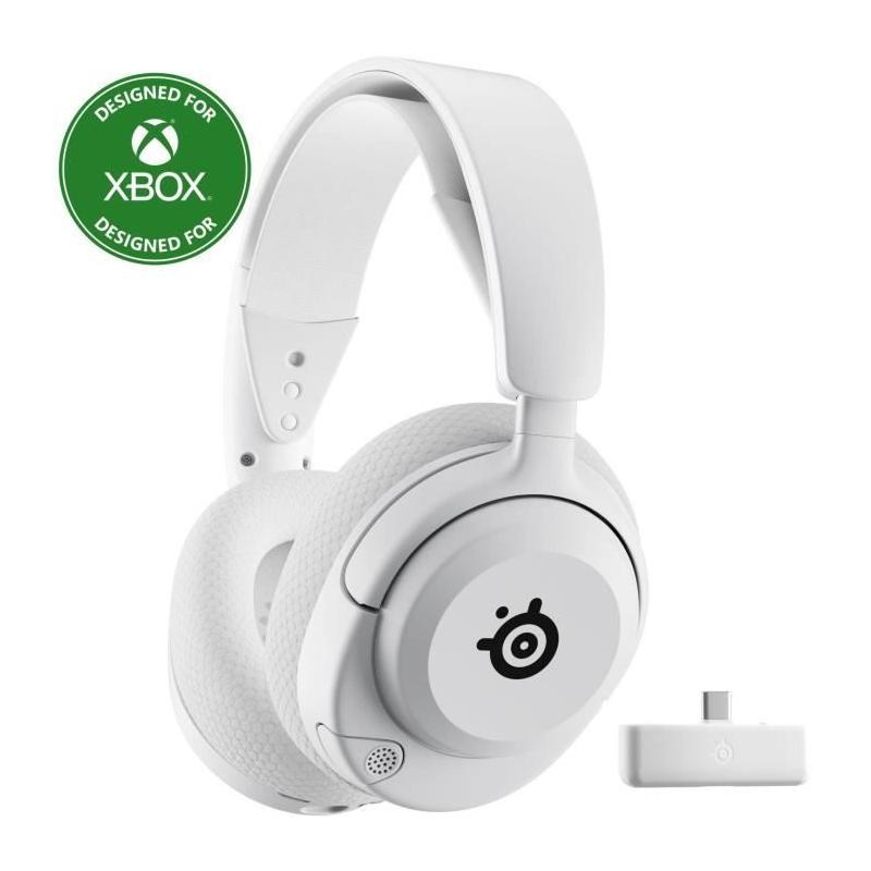 Casque Gaming Sans fil SteelSeries Arctis Nova 5X Blanc - Compact et Performant