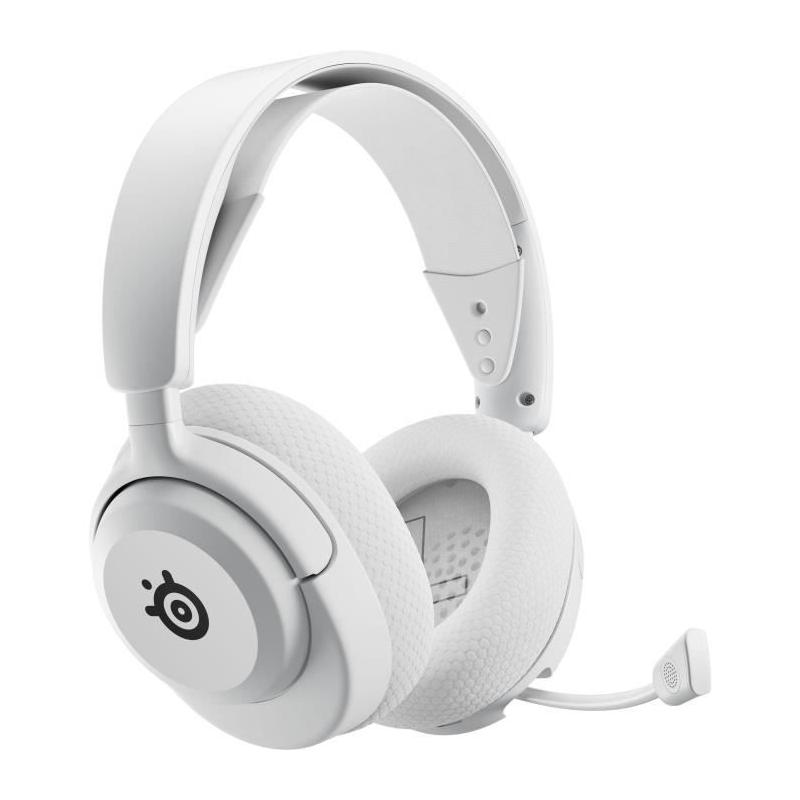 Casque Gaming Sans fil SteelSeries Arctis Nova 5X Blanc - Compact et Performant
