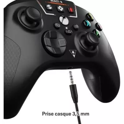 Manette de jeu filaire TURTLE BEACH - Noir | Contrôleur REACT-R