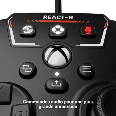 Manette de jeu filaire TURTLE BEACH - Noir | Contrôleur REACT-R
