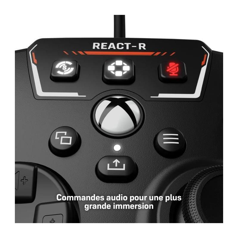 Manette de jeu filaire TURTLE BEACH - Noir | Contrôleur REACT-R