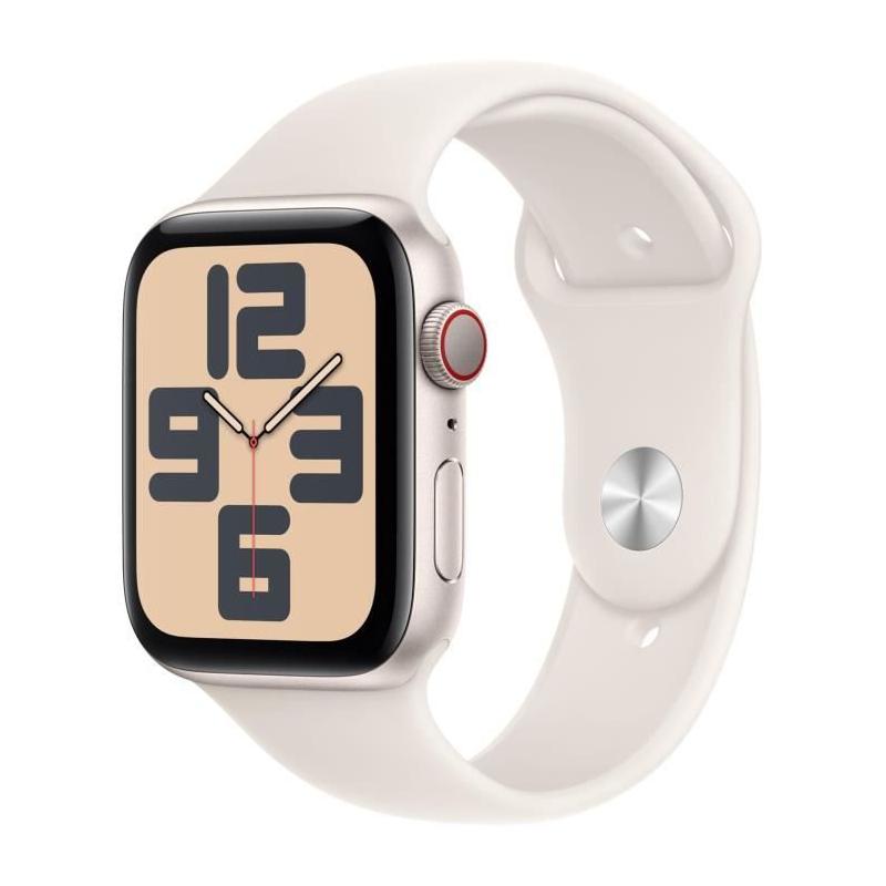 Apple Watch SE GPS + Cellular 44mm Starlight Aluminium - Sport Band M/L