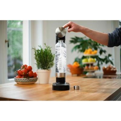 Machine à eau pétillante BRITA sodaONE - Design noir, 1L & cylindre CO2