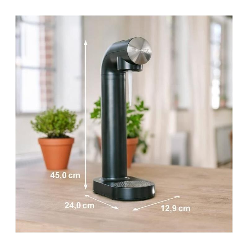 Machine à eau pétillante BRITA sodaONE - Design noir, 1L & cylindre CO2