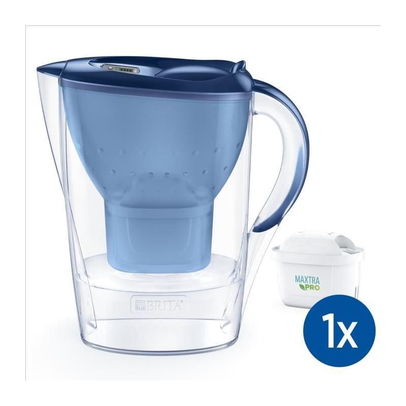 Carafe filtrante BRITA Marella bleue 2,4L - MAXTRA PRO inclus