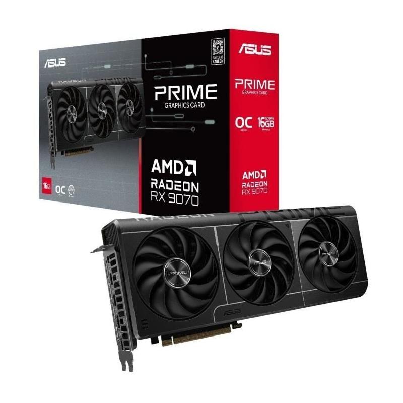 Carte graphique ASUS PRIME-RX9070-O16G - Performances ultimes