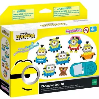 Kit de perles Les Minions 2 - Aquabeads - Crée tes Minions en perles