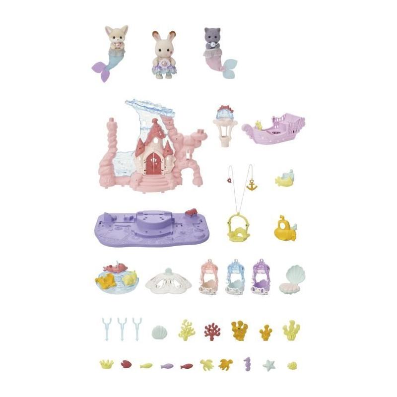 Figurines miniatures - SYLVANIAN FAMILIES - 5701 - Château des sirènes - Ensemble magique